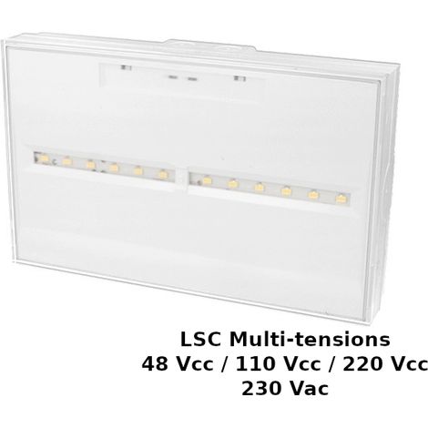 Luminaire sur Source Centrale antipanique IP44 Multitensions Zemper Toledo (1/2)