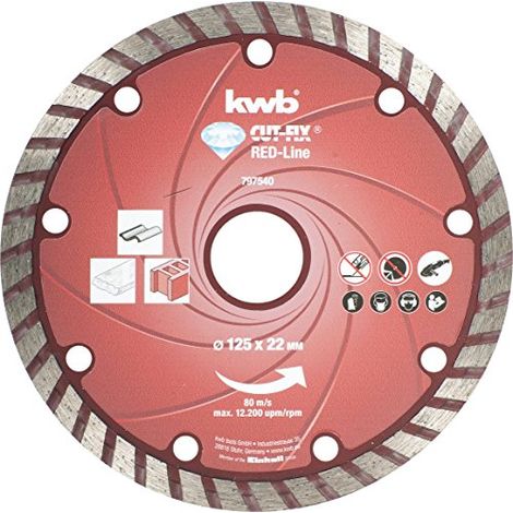 kwb 797540 lama circolare 12,5 cm 1 pz (1/3)