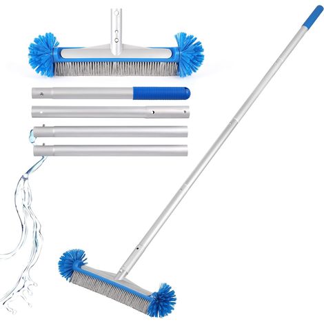 Swimming Pool Cleaning Brush 43cm Adjustable Handle 140cm (1/5)