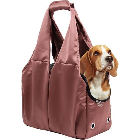 Sac De Transport Pour Chien Et Chat - 1 Pièce - Polyester Imperméable - Ventilation 360 Degrés - Voyage Petit Animal Moyen - 39x20x60 Cm (1/5)