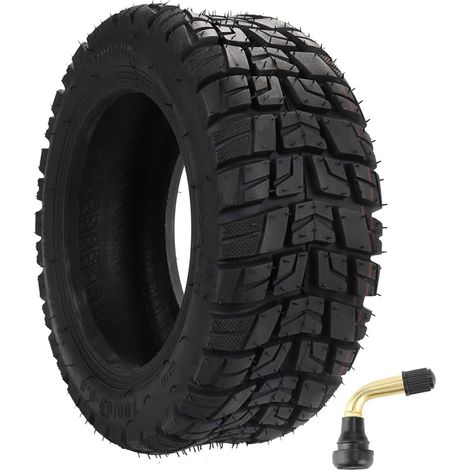 Pneu sans Chambre à Air de Pneu de Roue de Vide de Scooter éLectrique de 11 Pouces 100/65-6.5 pour Le Pneu Tout-Terrain de DT éLargir avec La Valve de Pneu (1/5)