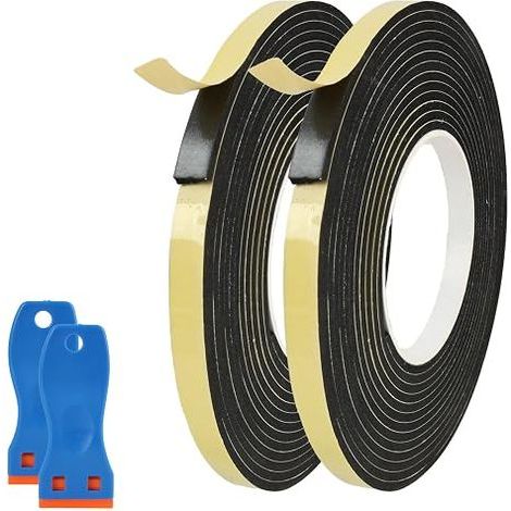 EVA Insulation Window Seal Adhesive Foam Seal Anti-Shock Strip for Entrance Door and Furniture Hob Gasket for Light Sealing (1/5)