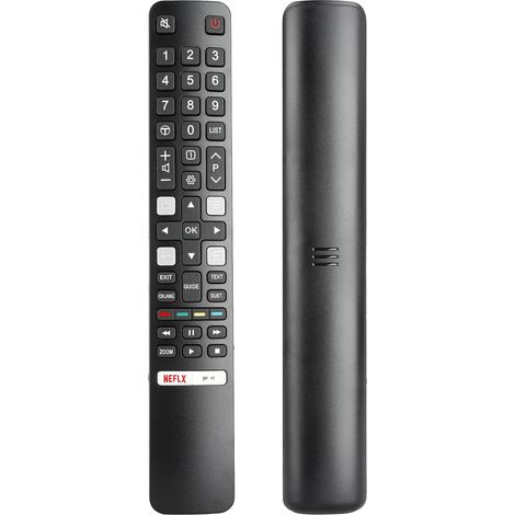 Télécommande Compatible avec TCL 4K QLED TV C735K C935K Série 55C735K 65C735K 75C735K 98C735K 65C935K 75C935K 50QLED760 Contrôleur de Remplacement avec Netflix PrimeVideo Boutons (1/5)