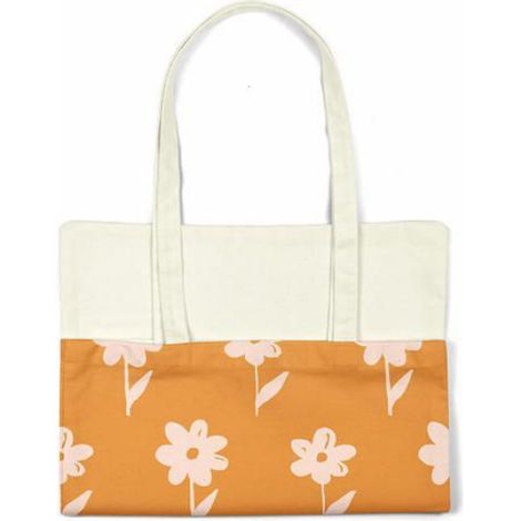 Sac Shopping Coton Réutilisable - 34 x 40 cm - Anses 30 cm - Tote Bag (1/4)