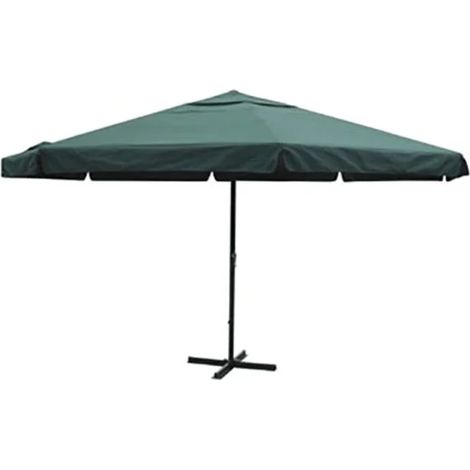 Pare-soleil en aluminium vert de 500 cm (1/5)