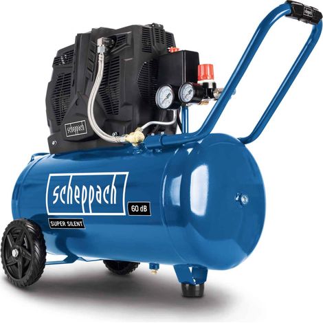 SCHEPPACH STILLE 50L COMPRESSOR HC51Si 1500W 50 LITER 8 BAR ÖLFREI (1/10)