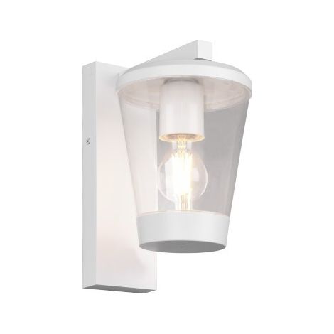 LÚZETE - APPLIQUE EXTÉRIEURE BLANC E27 IP44 LOTUS (1/10)