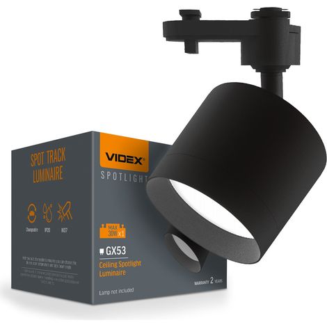 Apparecchio di illuminazione Videx per binario GX53 VL-SPF17C-B (1/4)