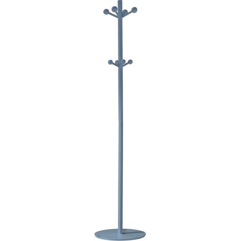 Perchero mod. 402 lacado en color azul, 180 cm(alto)37 cm(ancho)37 cm(largo) (1/2)