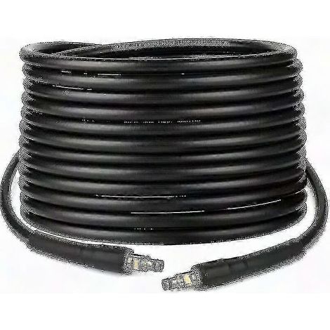 Tuyau haute pression 10m pour nettoyeur Karcher K2 K3 K4 K5 K7, raccord rapide à clic, connecteur universel, flexible résistant, remplacement direct (10) (1/5)