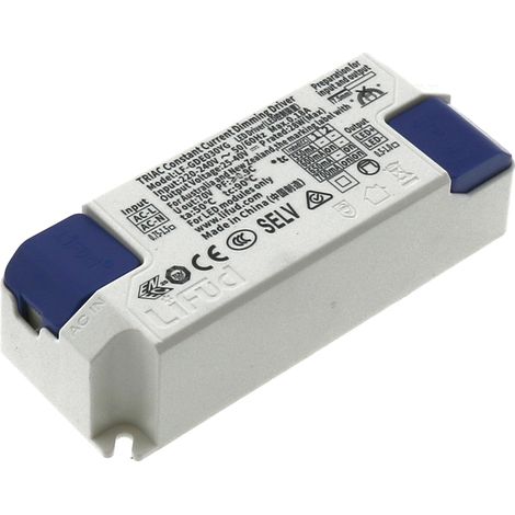 Driver Lifud Sortie Triac Réglable 25-42V DC 30W Sans Scintillement Lf-Gde030yg - Ledme - LF-GDE030YG (1/2)