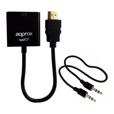 Adaptateur Hdmi A Vga Avec Audio Approx Appc17