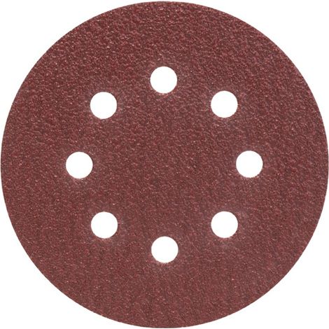 Bosch Accessories 2607019491 Exzenterschleifpapier mit Klett, gelocht Körnung (num) 40 (Ø) 125 mm (1/5)