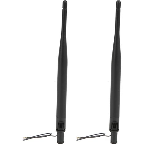 JB-2.4G-014 6dBi omnidirektionale externe Antenne, 2er-Pack, professionelle Hochleistungsantenne für Funkmodule, Smart Home, WLAN, IoT, Empfänger und Sender (1/5)