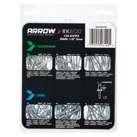 RK6120 Multi Rivet Pack (120) ARRRK6120