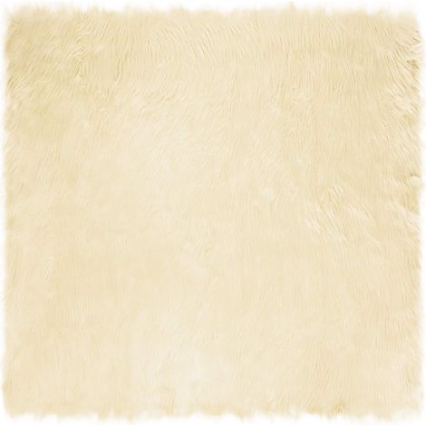 Maison Exclusive - Teppich aus Kunstschaffell TAFALLA Creme 200 x