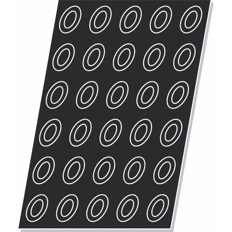 Moule Flexipan® Plaque Silicone 24 Savarins Ovales - Pujadas