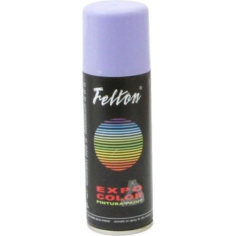 spray pintura. esmalte sintético. interior-exterior. violeta - felton