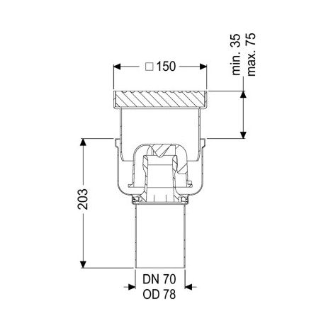 KESSEL 54410.20 Bonde de sol/plafond Ferrofix