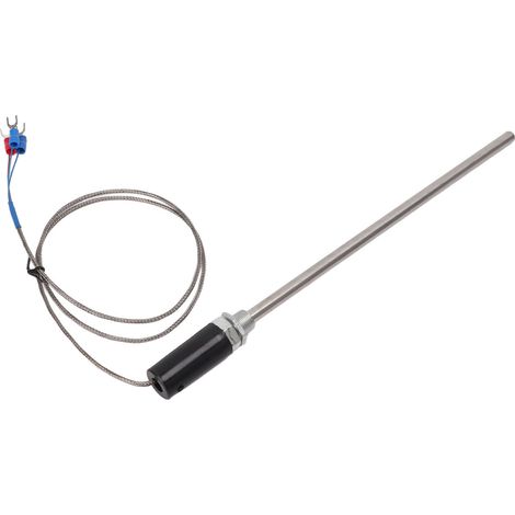 Sonde thermocouple M12 PT100, capteur de température en acier inoxydable, 200 mm, 0–400 °C, 1 m (1/5)
