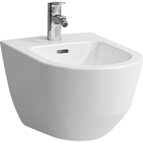 Laufen Pro - Bidet sospeso, 530x360 mm, 1 foro per miscelatore, con LCC, bianco H8309524003021 (1/6)