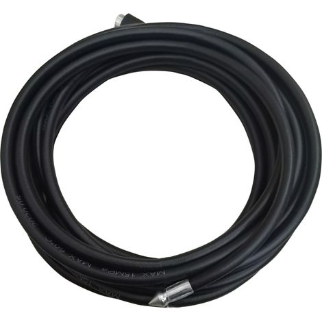 STIER Rohrreinigungsschlauch, 10m, für STIER Hochdruckreiniger SDR-300, hochwertiges M22x1,5 Aluminiumgewinde (1/4)