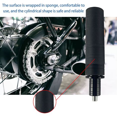 Modifizierte Motorradstoßstangen, kompatibel mit verschiedenen Modellen (kein Muster verfügbar, derzeit in Entwicklung) (Exklusiv in Mexiko erhältlich) Schwarz (1/5)