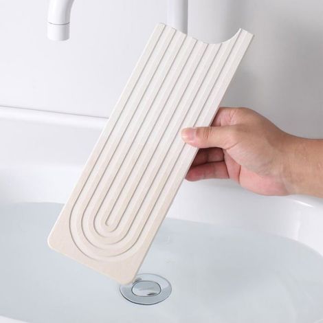 Tapis Robinet - 1 Pièce, Terre de Diatomée, Absorbant Protege Evier Cuisine Aucuneary (1/5)