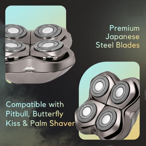 Testa di ricambio e lametta per rasoi elettrici, compatibile con modelli PRO 4 e Butterfly Kiss, ideale per uomo/donna (1/3)