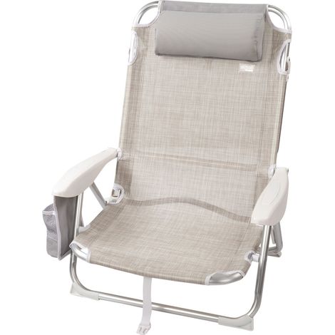 Aktive Beach Silla Plegable Beige Multiposiciones Confort (1/5)