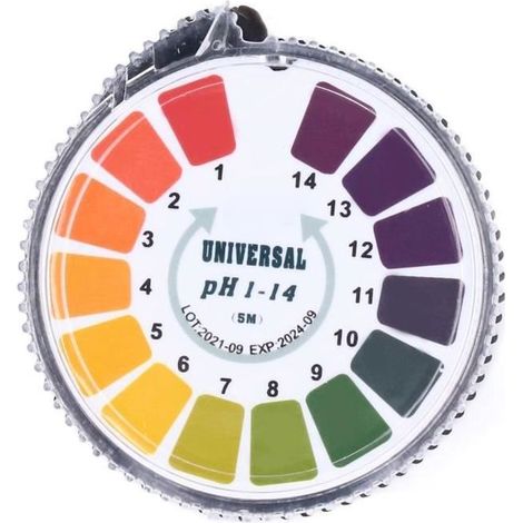 Rouleau de bande de papier de test PH - OMABETA - Mesure le niveau de PH de solutions aqueuses (1/4)