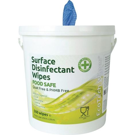 Boîte de Lingettes Désinfectantes de Surface sans CAQ - 500 Lingettes (1/3)