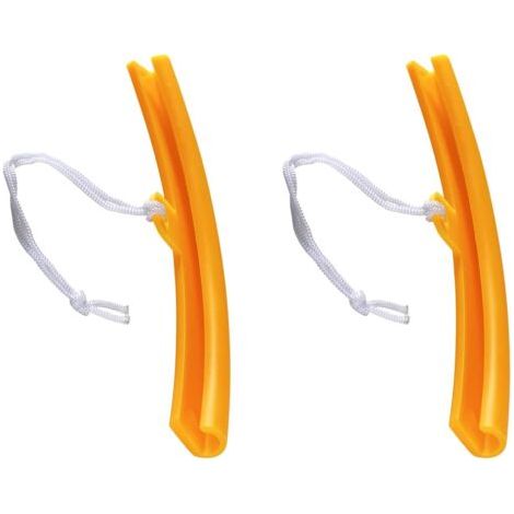 2 PCS Protection Jantes Voiture, Protection de Jante avec Trous et Cordes, 20cm Protection Jante Demonte Pneu Moto, Protecteur de Jante, Outil de Protection de Roue de Jante, pour Montage Demon (1/5)