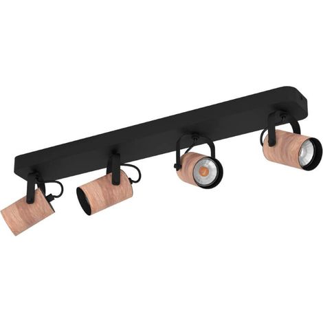 Spot Light Cayuca Brown Brown GU10 4x3W L: 58 cm B: 10 cm H: 12 cm Dimmable (1/3)