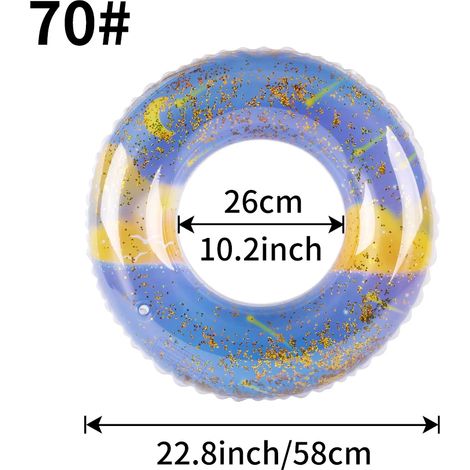 (70) Bouée gonflable, jouet aquatique pour la plage en été, bouée pour les fêtes à la piscine pendant les vacances