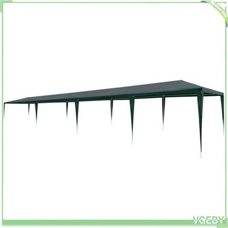 Tente de réception - FAFEICY - 45095 - 3 x 12 m - Toit PE imperméable - Cadre acier inoxydable (1/5)