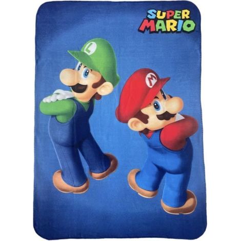 Plaid - MARIO BROS - Mario et Luigi - 100 x 140 cm (1/5)