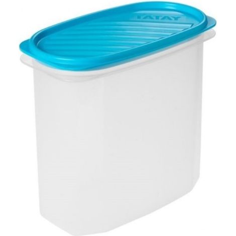 Hermetico alimen. ovalado 2,0lt pl az tatay