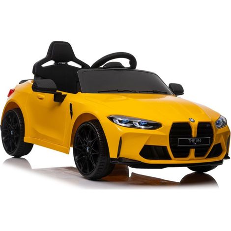 Auto elettrica BMW M4 gialla (1/5)