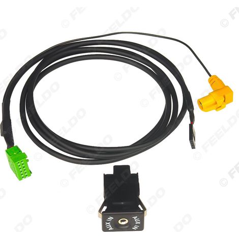 Câble adaptateur d'interface AUX AMI compatible avec Audi MMI 3G A6L/A4L/Q5/Q7/A5/S5/TT
