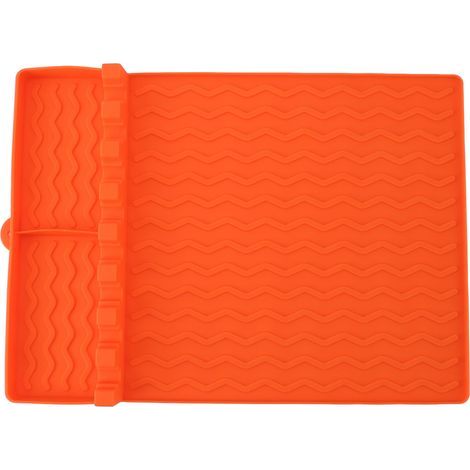 Silicone cooktop tool mat, heat-resistant, easy to clean, versatile grill side shelf spatula for outdoor kitchen countertop Type 2 (1/5)