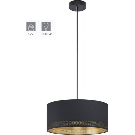 Eglo ESTEPERRA Lampadario a Sospensione, Nero (1/5)