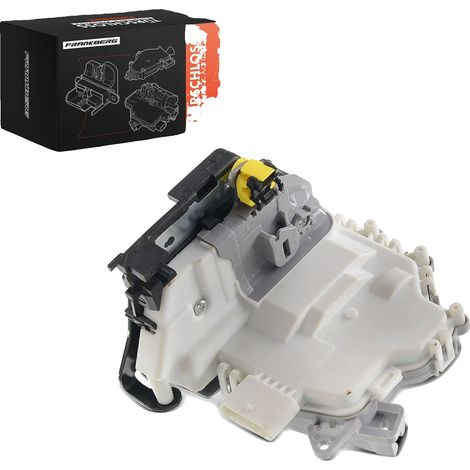 Serratura porta posteriore, funzionamento elettrico, 6 contatti connettore, sistema di chiusura centralizzata, compatibile con AUDI, SEAT (1/5)