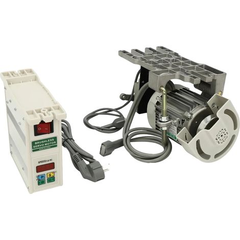 Motore per macchina da cucire, senza spazzole, ad alta efficienza, bianco (1/2)