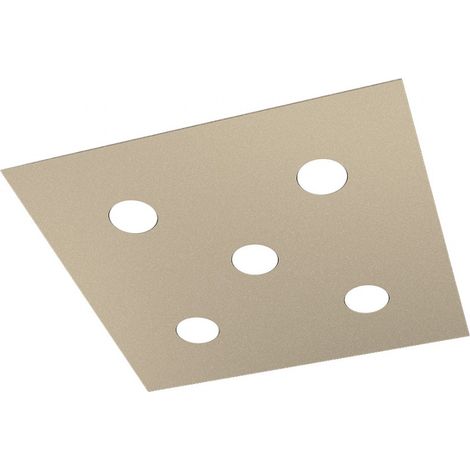 Plafoniera Moderna Area Metallo Sabbia 5 Luci Gx53 (1/5)