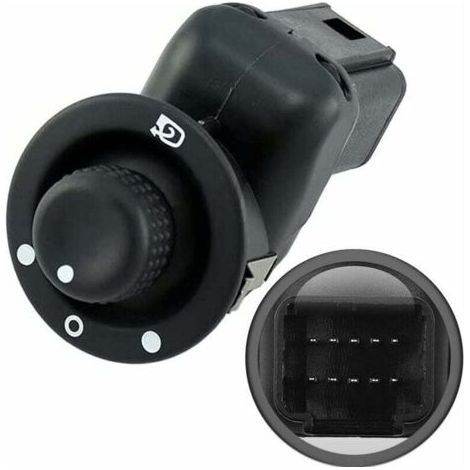 PA Bouton Rétroviseur - Clio 3 4 Scenic Captur Modus - Interrupteur Commande Réglage Extérieur Miroir Rétractable Pliable - 8200676529 8200214921 (1/4)