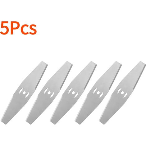(5 pièces) Lames de coupe-bordures en métal, tête de coupe-bordures, accessoires de rechange, lames de scie, accessoires pour tondeuses à gazon (1/4)