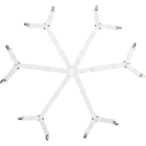 Vetot - Support de draps ajustable avec pinces fixation réglables, (1/5)