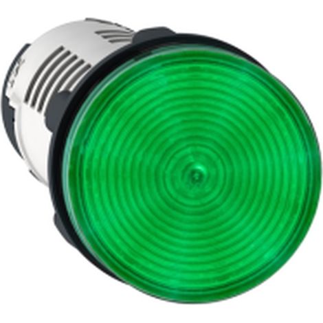 Indicatore luminoso a LED verde da 24 V