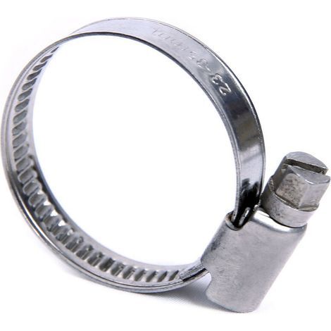 Stainless steel 304 ratchet clamp, 9mm wide, 21-45mm diameter (1/5)
